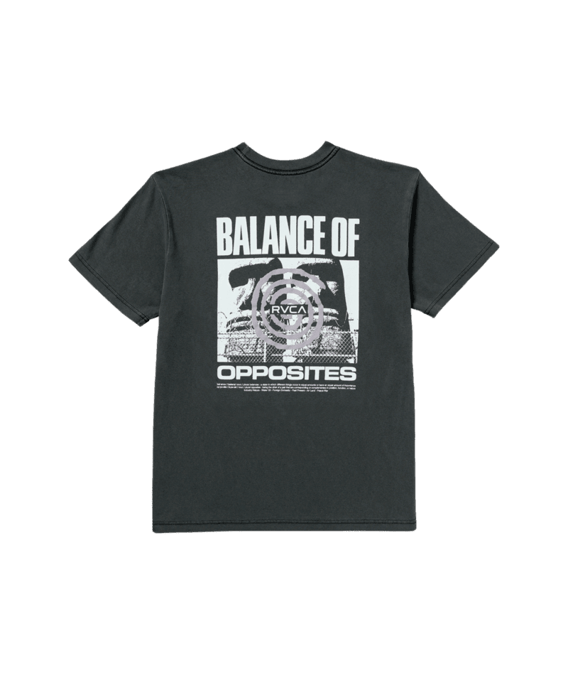 RVCA Easter Basket T-Shirt Black Men's Short Sleeve T-Shirts RVCA 