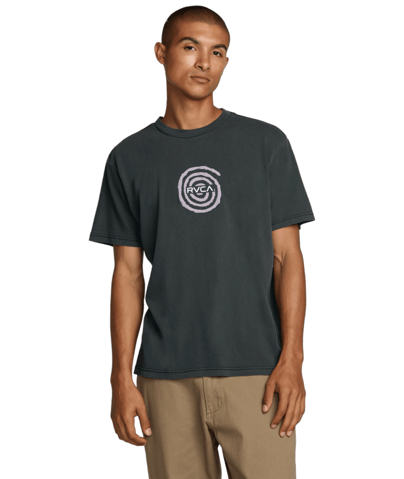 RVCA Easter Basket T-Shirt Black Men's Short Sleeve T-Shirts RVCA 