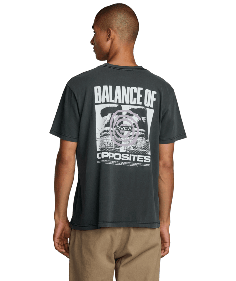 RVCA Easter Basket T-Shirt Black Men's Short Sleeve T-Shirts RVCA 