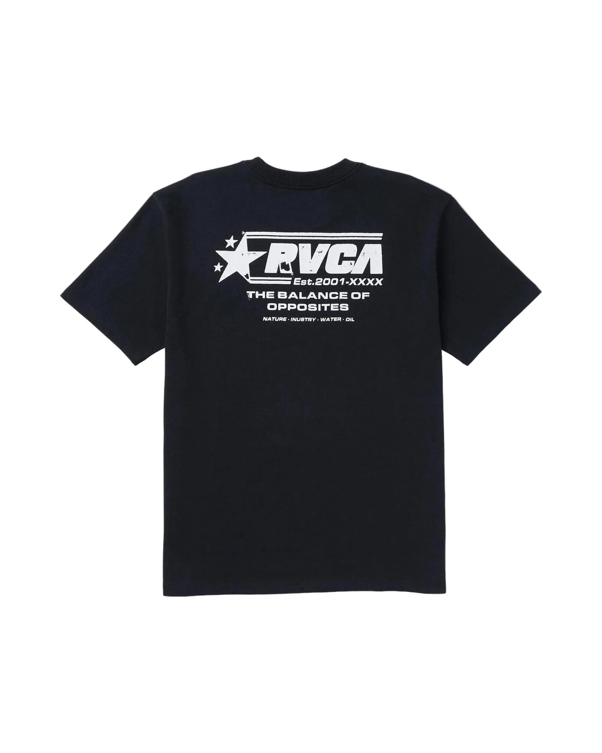 RVCA Spangled T-Shirt Black Men's Short Sleeve T-Shirts RVCA 