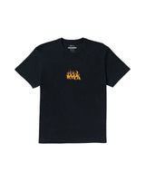 RVCA Spanky Fuego T-Shirt Black Men's Short Sleeve T-Shirts RVCA 