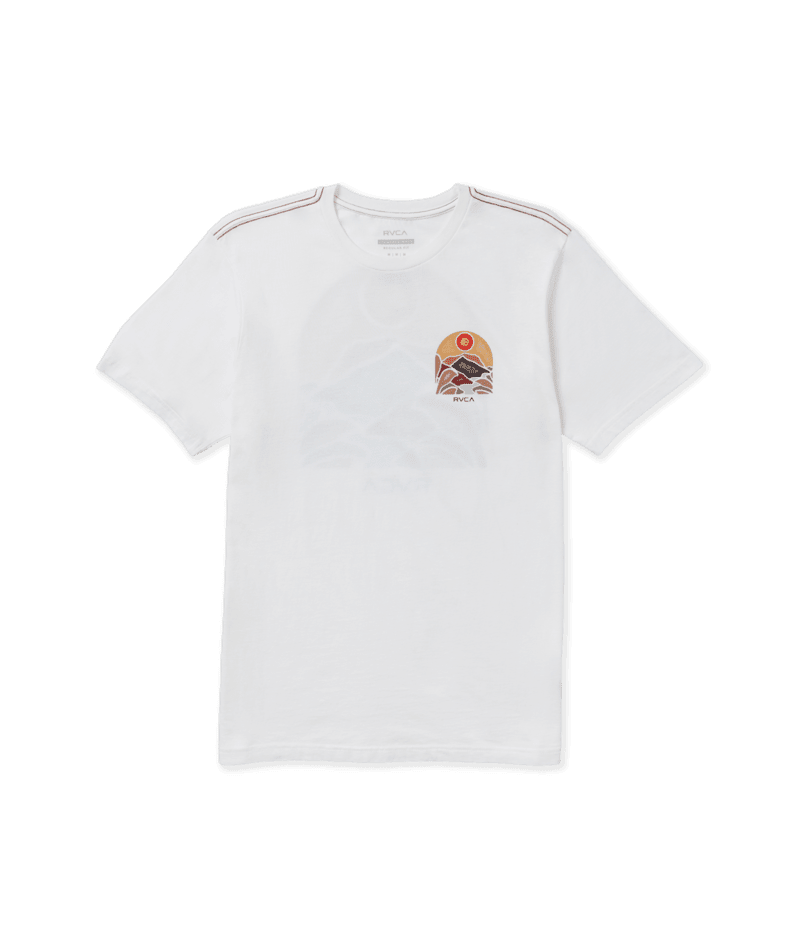 RVCA River Run T-Shirt Antique White Men's Short Sleeve T-Shirts RVCA 