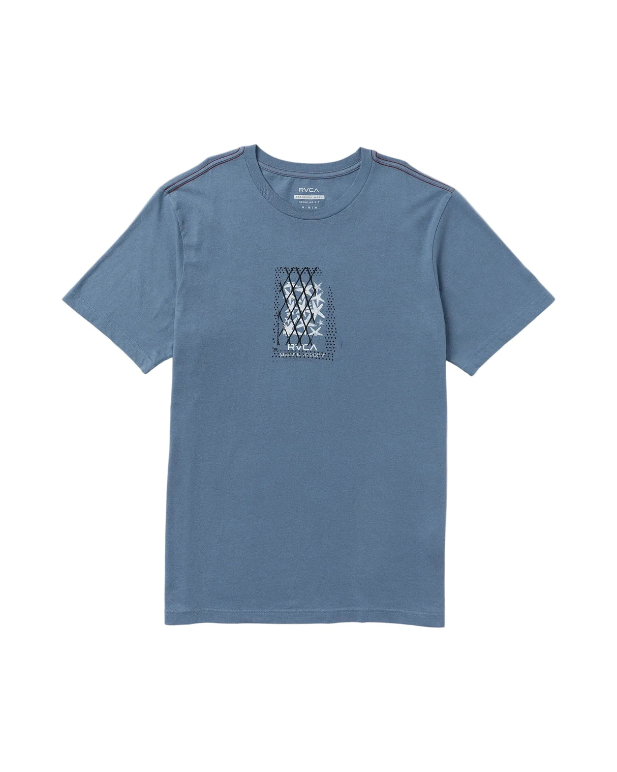 RVCA Endo Bones T-Shirt Vintage Navy Men's Short Sleeve T-Shirts RVCA 