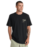 RVCA Bryce Bloom T-Shirt Pirate Black Men's Short Sleeve T-Shirts RVCA 