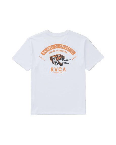 RVCA Bengal Supply T-Shirt White Men's Short Sleeve T-Shirts RVCA 
