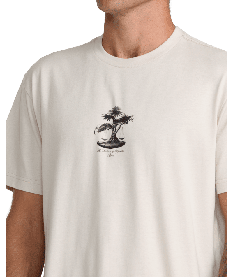 RVCA Balance Tree T-Shirt Ceramic Men's Short Sleeve T-Shirts RVCA 