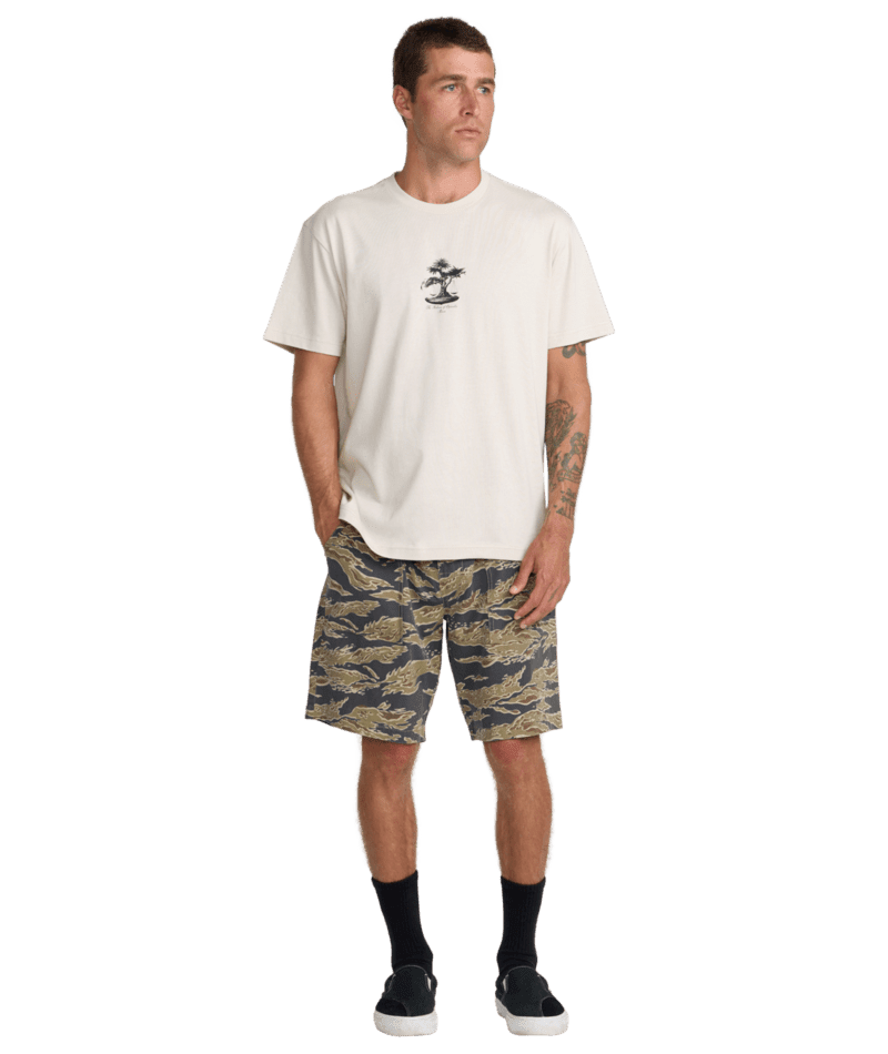 RVCA Balance Tree T-Shirt Ceramic Men's Short Sleeve T-Shirts RVCA 