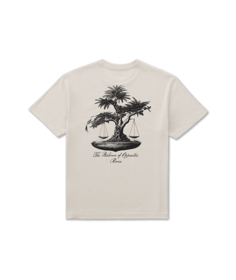 RVCA Balance Tree T-Shirt Ceramic Men's Short Sleeve T-Shirts RVCA 