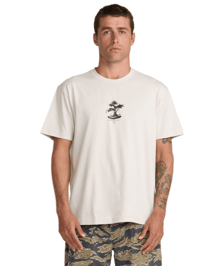 RVCA Balance Tree T-Shirt Ceramic Men's Short Sleeve T-Shirts RVCA 