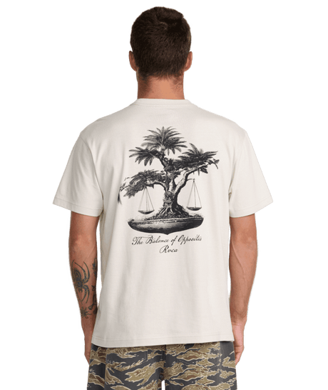 RVCA Balance Tree T-Shirt Ceramic Men's Short Sleeve T-Shirts RVCA 