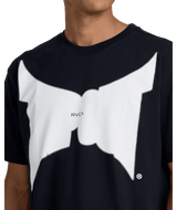 RVCA Dayshift Tapout T-Shirt Black Men's Short Sleeve T-Shirts RVCA 