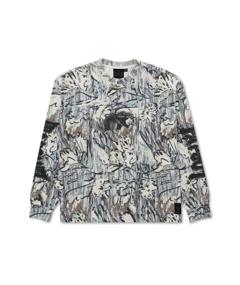 RVCA Tapout Heavyweight Long Sleeve T-Shirt Camo Men's Long Sleeve T-Shirts RVCA 