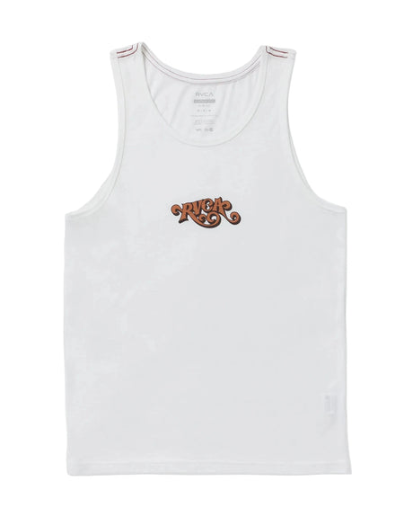 RVCA Classic Tank Top Antique White Men's Tank Tops RVCA 