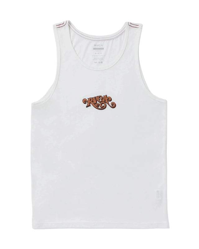 RVCA Classic Tank Top Antique White Men's Tank Tops RVCA 