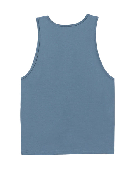 RVCA Balance Horizon Tank Top Vintage Navy Men's Tank Tops RVCA 