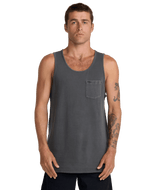 RVCA PTC 2 Pigment Tank Pirate Black Men's Tank Tops RVCA 