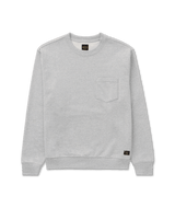 RVCA Dayshift Pocket Crew Sweatshirt Heather Grey Men's Crewnecks RVCA 