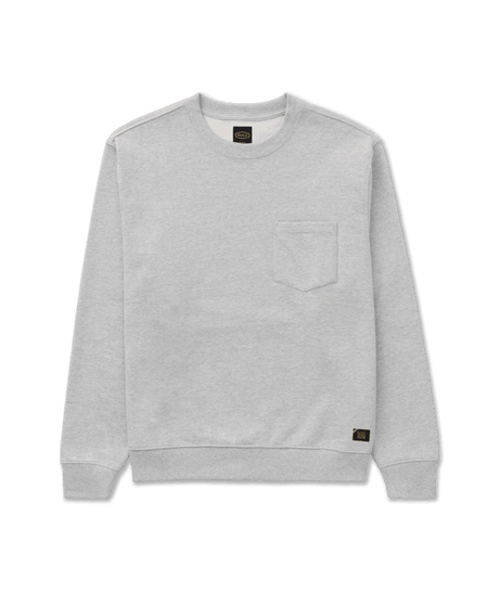 RVCA Dayshift Pocket Crew Sweatshirt Heather Grey Men's Crewnecks RVCA 