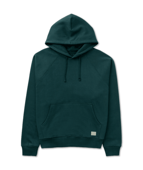 RVCA Dayshift Pullover Hoodie Hunter Green Men's Pullover Hoodies RVCA 