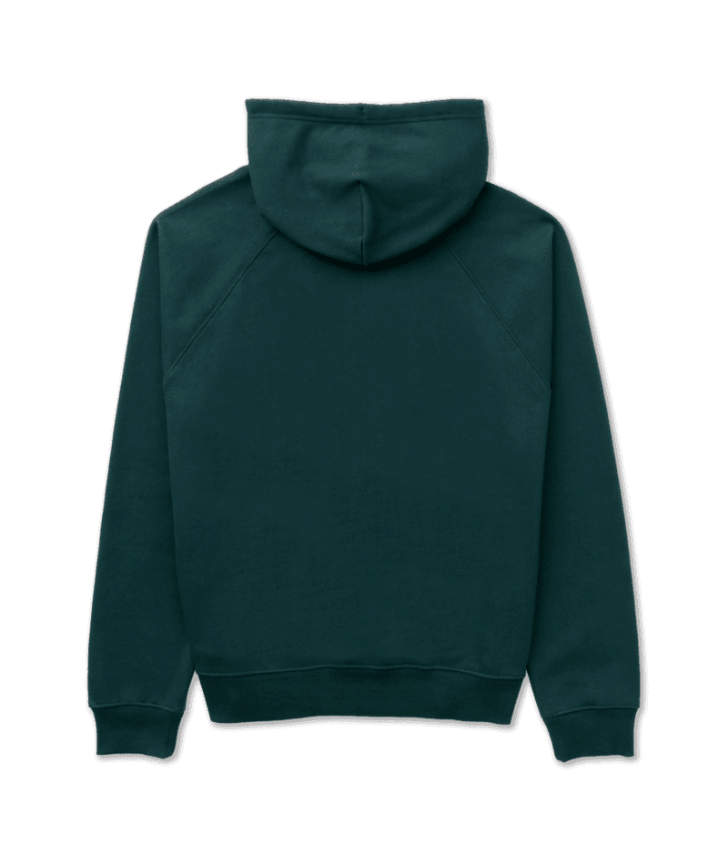 RVCA Dayshift Pullover Hoodie Hunter Green Men's Pullover Hoodies RVCA 