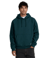 RVCA Dayshift Pullover Hoodie Hunter Green Men's Pullover Hoodies RVCA 
