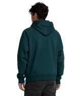 RVCA Dayshift Pullover Hoodie Hunter Green Men's Pullover Hoodies RVCA 