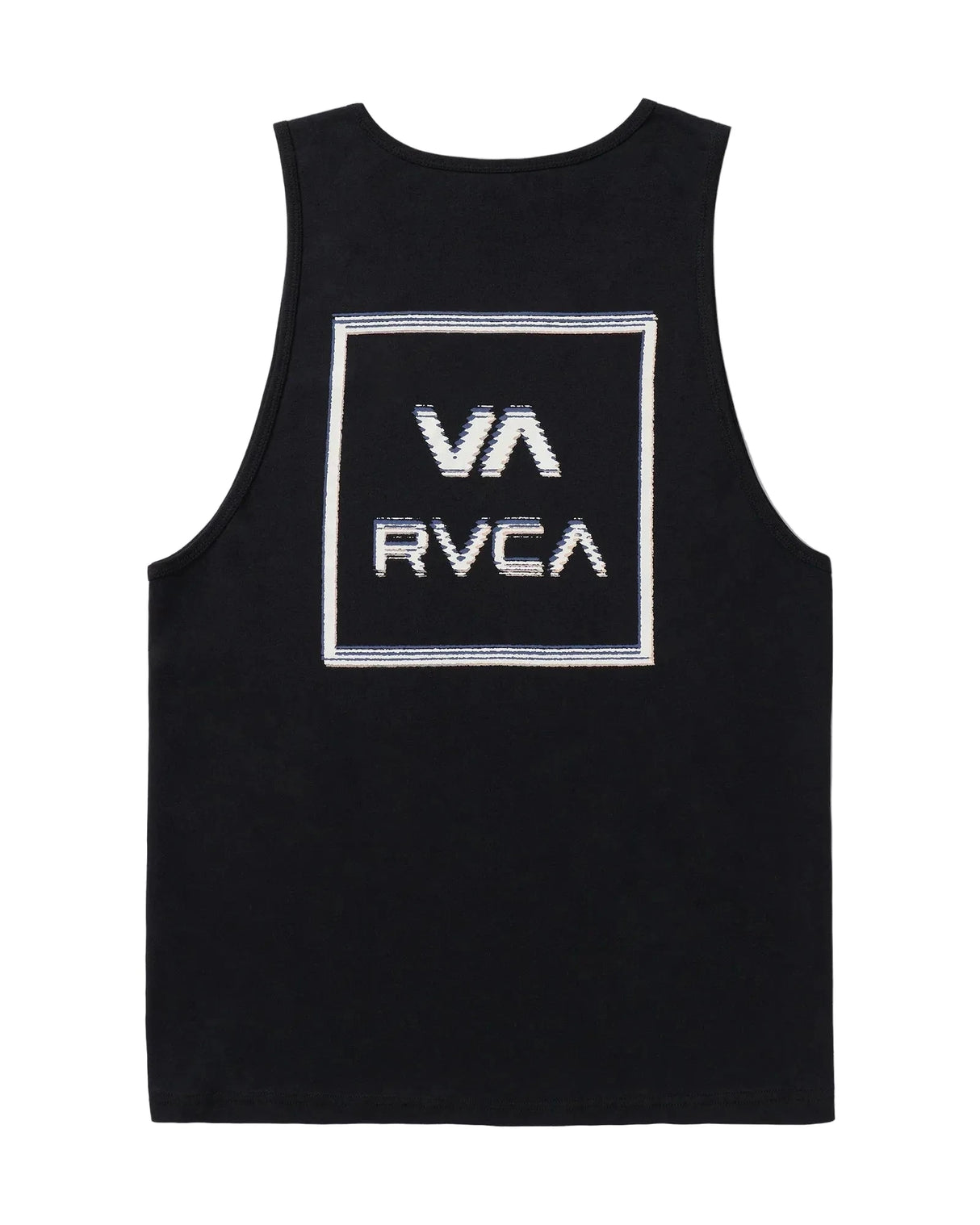 RVCA Glitch Tank Black Men's Tank Tops RVCA 
