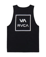 RVCA Glitch Tank Black Men's Tank Tops RVCA 