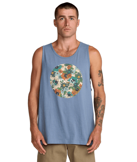 RVCA Motors Tank Vintage Navy Men's Tank Tops RVCA 