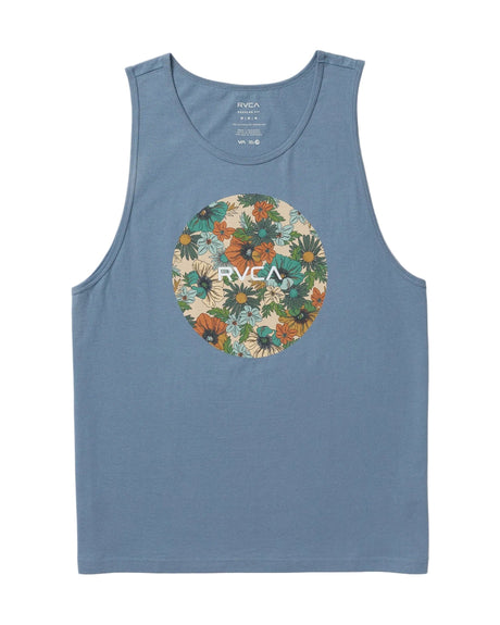RVCA Motors Tank Vintage Navy Men's Tank Tops RVCA 