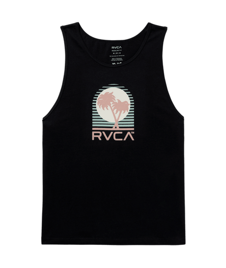 RVCA Puerto Nuevo Tank Black Men's Tank Tops RVCA 