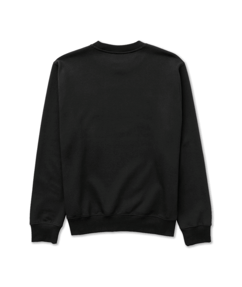 RVCA Buck Crew Sweatshirt Black Men's Crewnecks RVCA 