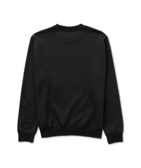 RVCA Buck Crew Sweatshirt Black Men's Crewnecks RVCA 