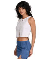 RVCA Women's Scrunch Top Cloud Women's Tank Tops and Halter Tops RVCA 