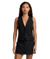 RVCA Women's Logan Vest RVCA Black Women's Vests RVCA 