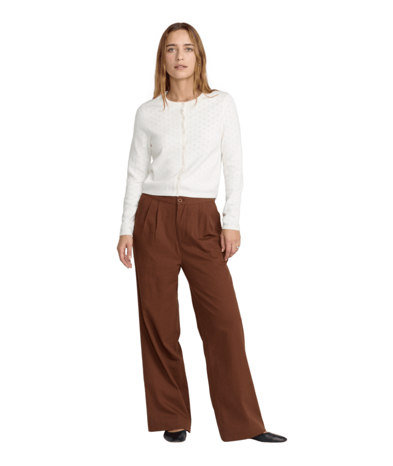 RVCA Women's Welcome Cardigan Cloud Women's Flannels and Button Ups RVCA 