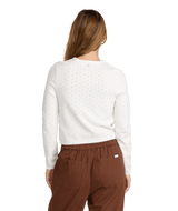 RVCA Women's Welcome Cardigan Cloud Women's Flannels and Button Ups RVCA 
