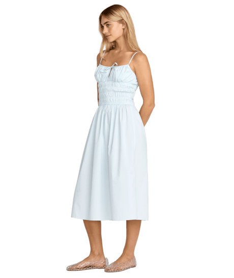 RVCA Women's Raya Midi Dress Crystal Blue Women's Dresses RVCA 