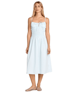 RVCA Women's Raya Midi Dress Crystal Blue Women's Dresses RVCA 