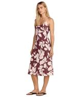 RVCA Women's Lets Dance Slip Dress Terra Brown Women's Dresses RVCA 