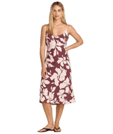 RVCA Women's Lets Dance Slip Dress Terra Brown Women's Dresses RVCA 
