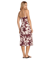 RVCA Women's Lets Dance Slip Dress Terra Brown Women's Dresses RVCA 