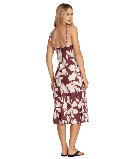 RVCA Women's Lets Dance Slip Dress Terra Brown Women's Dresses RVCA 