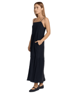RVCA Women's New Yume Maxi Dress RVCA Black Women's Dresses RVCA 