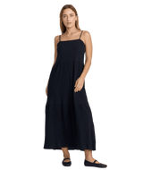 RVCA Women's New Yume Maxi Dress RVCA Black Women's Dresses RVCA 