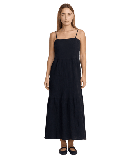 RVCA Women's New Yume Maxi Dress RVCA Black Women's Dresses RVCA 