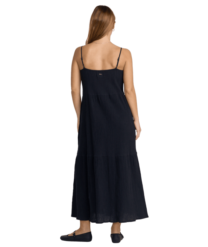 RVCA Women's New Yume Maxi Dress RVCA Black Women's Dresses RVCA 