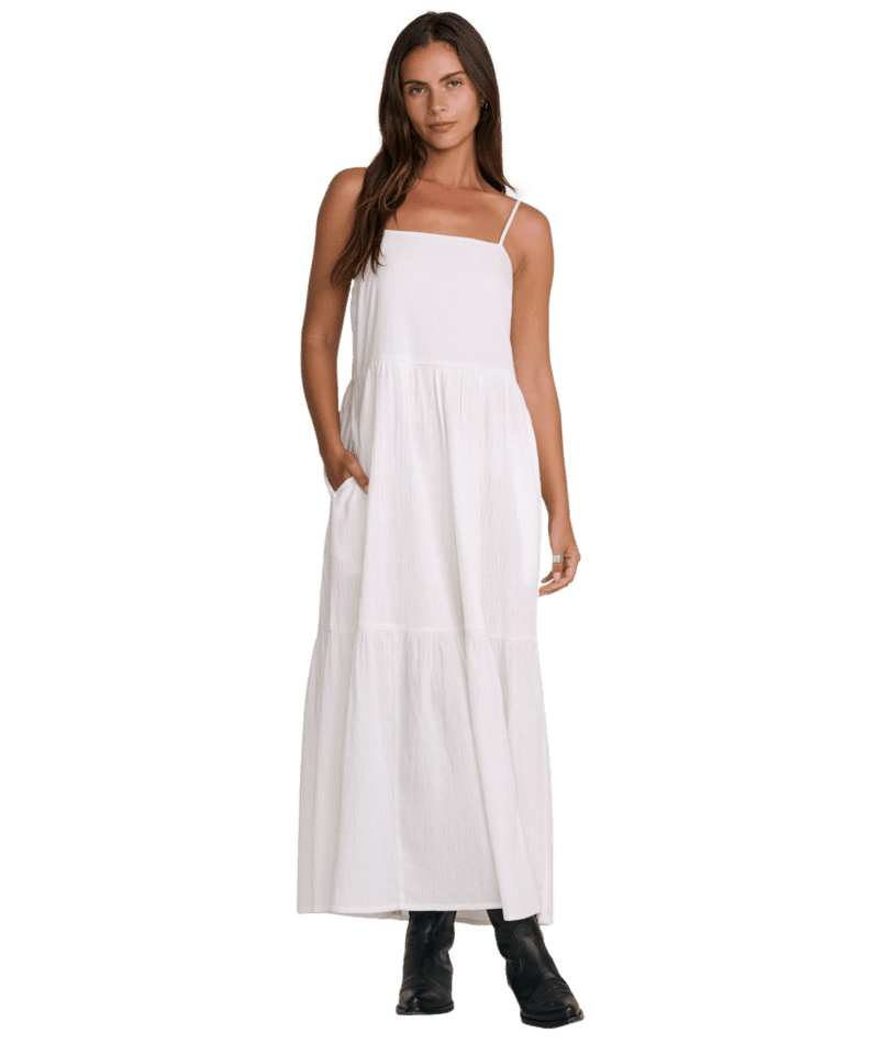RVCA Women's New Yume Maxi Dress Whisper White Women's Dresses RVCA 