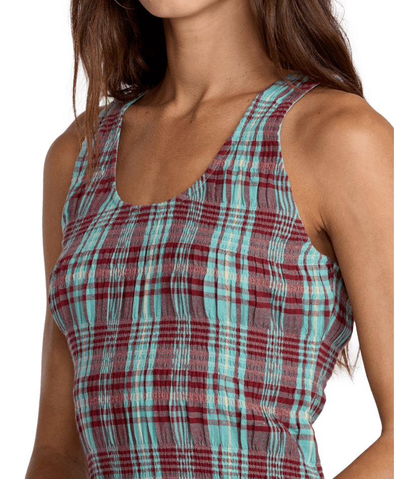 RVCA Women's Isla Dress Aqua Haze Women's Dresses RVCA 