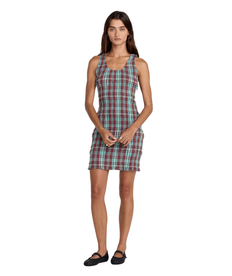 RVCA Women's Isla Dress Aqua Haze Women's Dresses RVCA 